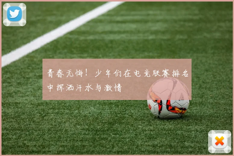 青春无悔!少年们在电竞联赛排名中挥洒汗水与激情