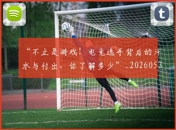 “不止是游戏！电竞选手背后的汗水与付出，你了解多少”_20260530143922